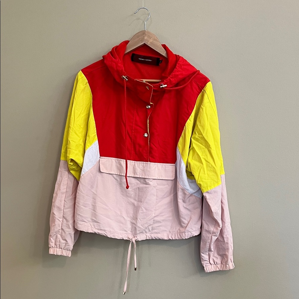 Code x Mode Color block Women's Hooded Jacket